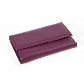 Portofel dama din piele naturala DiAmanti Cassai Purple